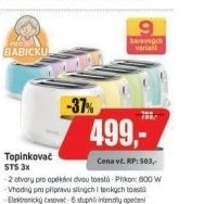 STS 30WH opékač topinekSENCOR