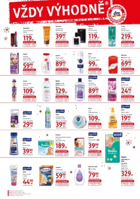 akční leták dm drogerie 14.12.2016-10.1.2017