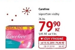 Vložky dámské slipové Carefree