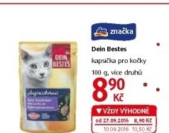 Kapsičky pro kočky Dein Bestes