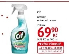 Univerzální čistič Cif Actifizz