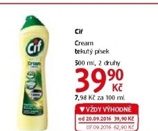 Krémový čistič Cif Cream