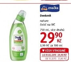 Čistič WC gelový Nature Denkmit