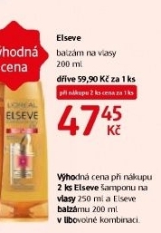 Balzám na vlasy Elséve L'oréal