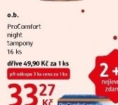 Tampony Night ProComfort O.B.