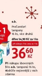 Tampony ProComfort O.B.