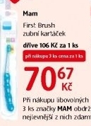 Kartáček na zuby dětský First Brush MAM