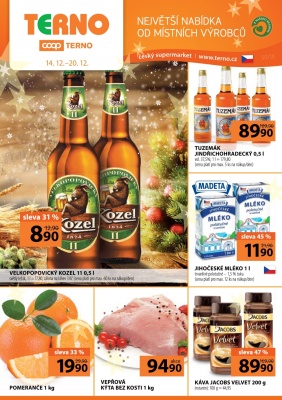 akční leták COOP 14.12.2016-20.12.2016