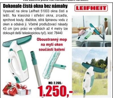 Vysavač na okna Window Cleaner Leifheit