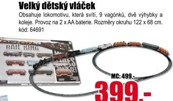 Hrací sada Vláček