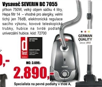 Vysavač Severin BC 7055