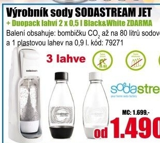 Výrobník sody Jet Sodastream