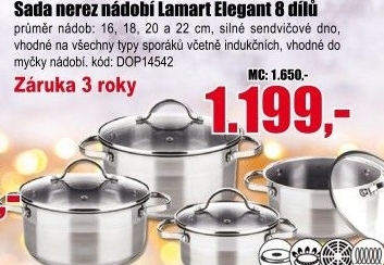 Sada nádobí Lamart Elegant