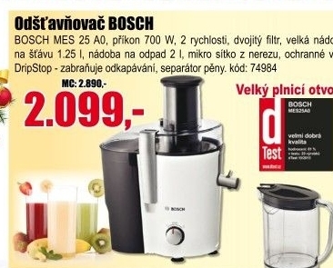 Odšťavňovač Bosch MES 25