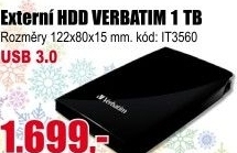 Externí HDD disk Verbatim 1 TB