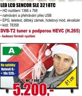 LED televizor Sencor SLE 3218TC