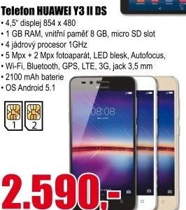 Mobilní telefon Huawei Y3 II Dual SIM