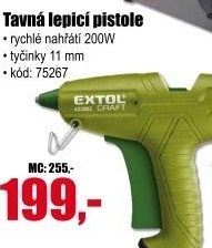 Tavná pistole Extol