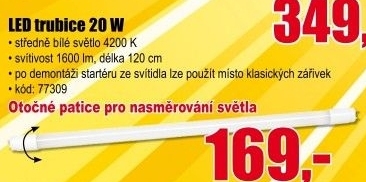Zářivková LED trubice Ecolite