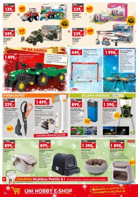 akční leták UNI HOBBY 15.12.2016-31.12.2016