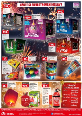 akční leták UNI HOBBY 15.12.2016-31.12.2016