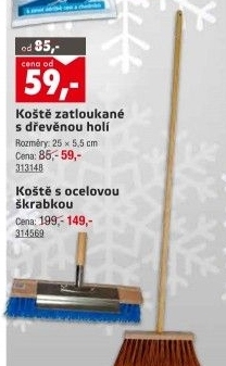 Koště dřevěné