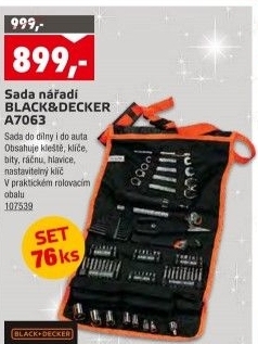 Sada nářadí Black&amp