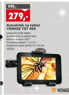 Držák na tablet YST 400 Yenkee