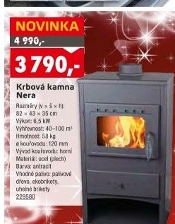Krbová kamna Nera