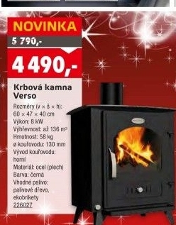 Krbová kamna Verso