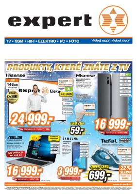 akční leták Expert elektro 15.12.2016-21.12.2016