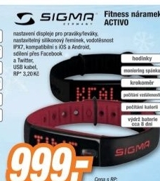 Fitness náramek