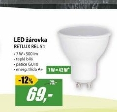 REL 51 LED GU10 7W