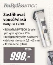 E780E Zastřihovač vlasů a vousů