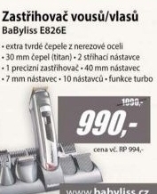 E826E Zastřihovač vousů/vlasů