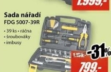 FDG 5007-39R Sada nářadí 39 ks