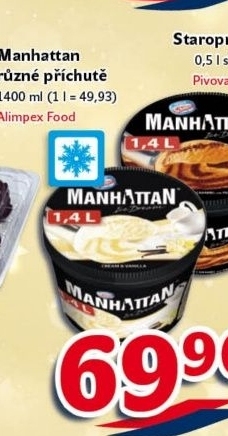Zmrzlina v kelímku Manhattan Nestlé