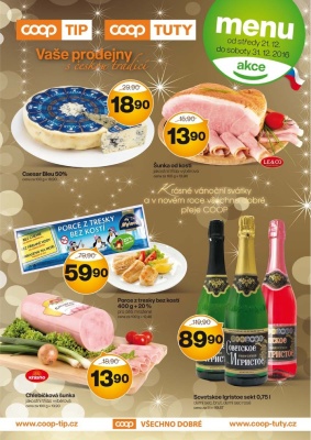 akční leták COOP 21.12.2016-31.12.2016