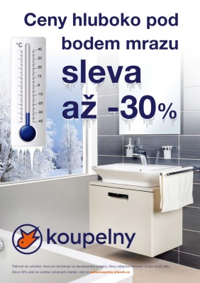 akční leták KOUPELNY Ptáček 22.12.2016-31.1.2017