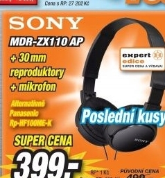 PANASONIC RP-HF100ME-K černá
