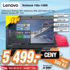 LENOVO 100s-14IBR (80R9009VCK)/WIN10