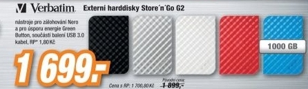 VERBATIM Store 1TB G2 Black (53194)