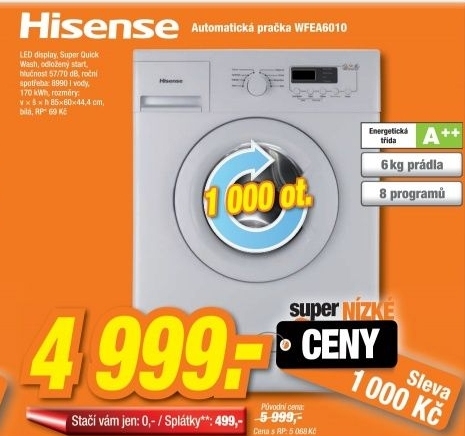 HISENSE WFEA6010