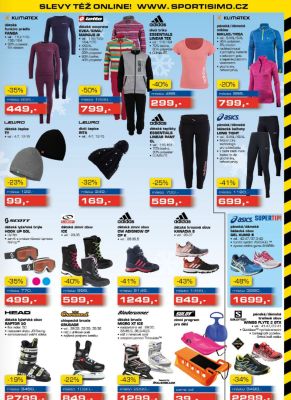 akční leták Sportisimo 27.12.2016-18.1.2017