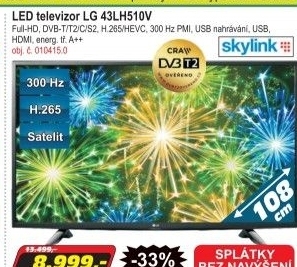 LED televize LG 43LH510V