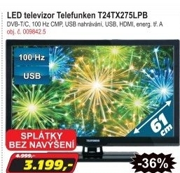 LED televize Telefunken T24TX275LPB