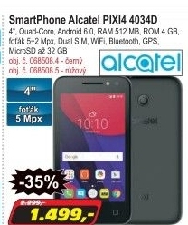 Mobilní telefon Alcatel Pixi 4 4034D Dual Sim