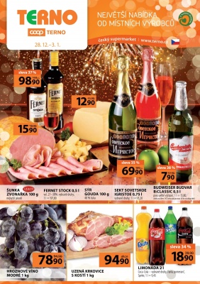 akční leták COOP 28.12.2016-3.1.2017