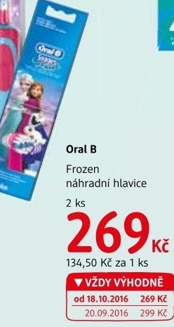 Náhradní zubní kartáčky dětské Oral-B