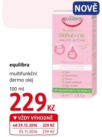 Multifunkční dermo olej Equilibra